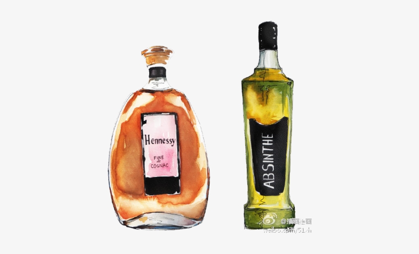 洋酒 - Drawing, transparent png