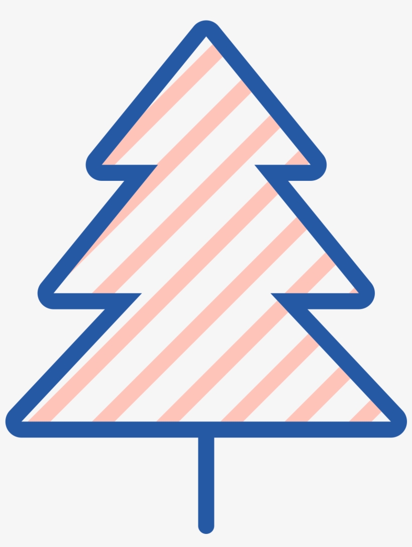 Open - Tree Evergreen Outline, transparent png