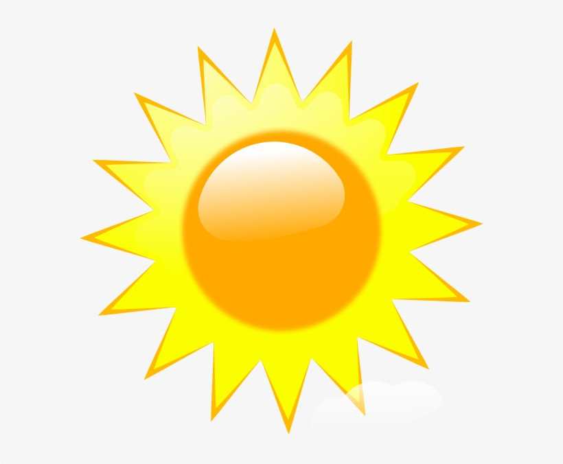 Sunny Weather Symbol - Circle, transparent png