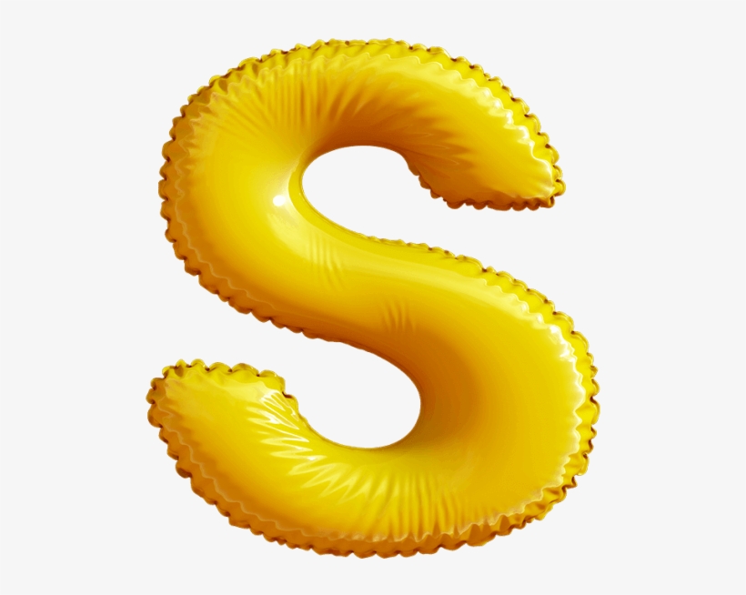 Sunny Balloon Font - 3d Rendering, transparent png