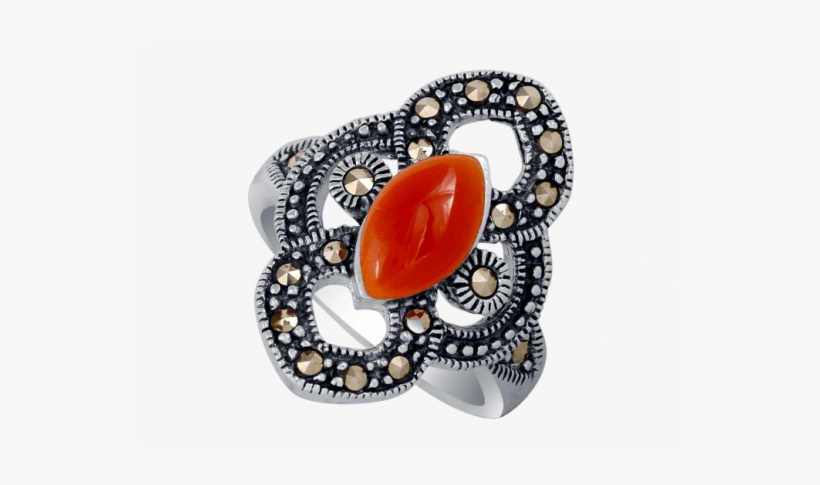 Majestic Red Silver Ring - Silver, transparent png