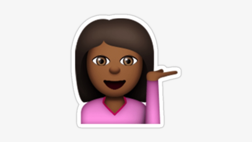 Icons Logos Emojis - Light Brown Girl Emoji, transparent png