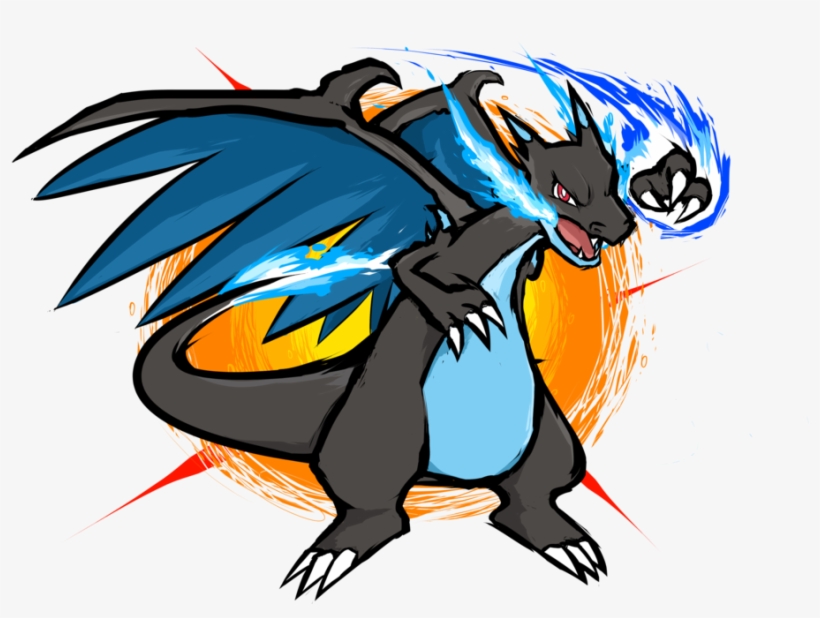 Mega Charizard X - Mega Charizard X Fire Punch, transparent png