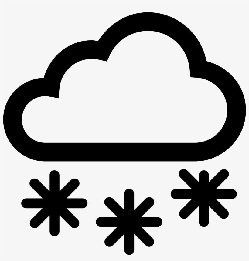 Snow Black And White Clip Art