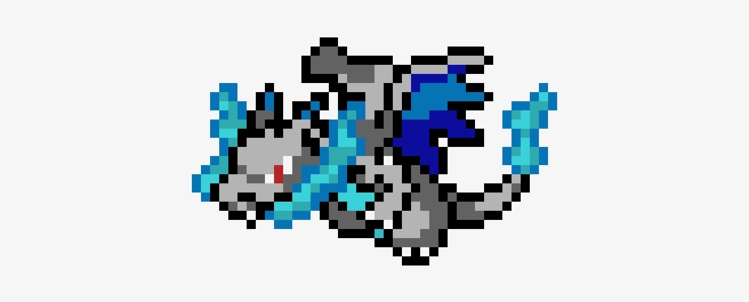 Mega Charizard X - Mega Charizard X Pixel, transparent png