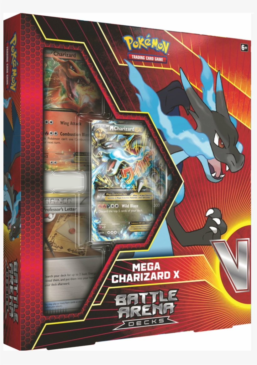 Mega Charizard Ex Battle Arena Deck, transparent png