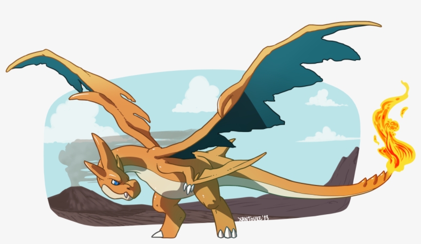 Mega Charizard Y Weasyl - Dragon, transparent png