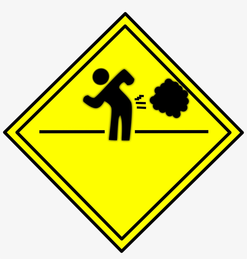 1024px-fart - Svg - Fart Sign, transparent png