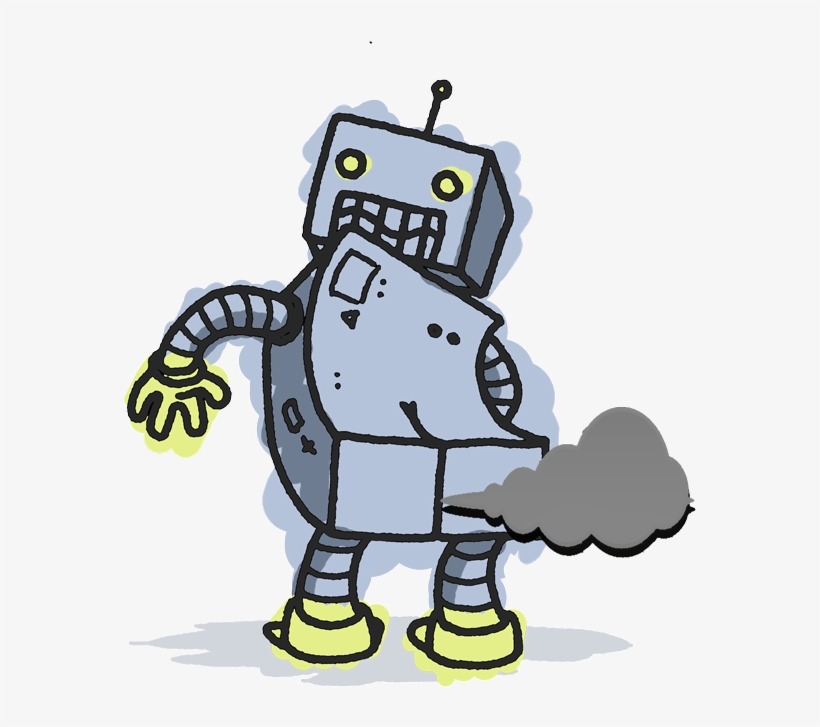 Robot Butt, transparent png