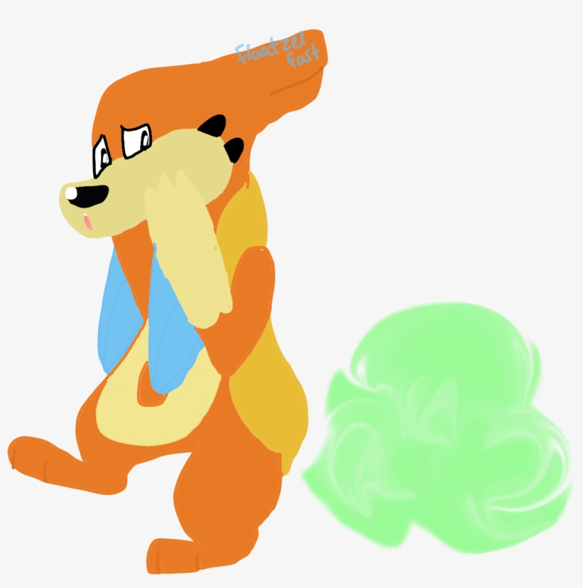 Floatzel Fart - Illustration, transparent png