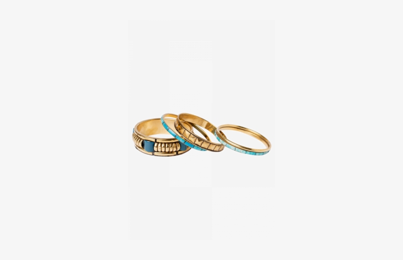 Sea Green With Gold Unique Pattern Bangles - Gold, transparent png