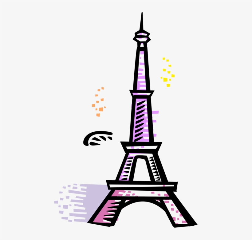 France Vector Image Illustration Of On Champ - Clipart Paris France, transparent png
