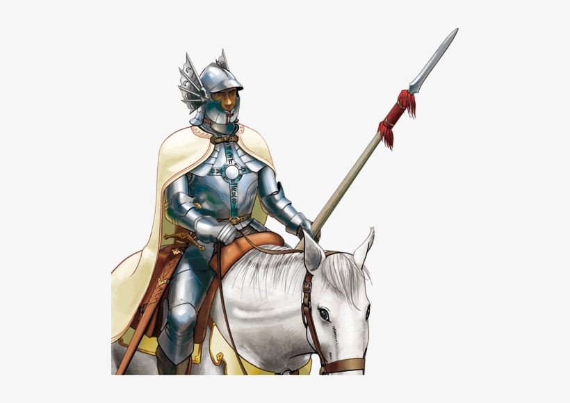 This Unit Is Capable Of Basic Healing - Paladin On Horse, transparent png