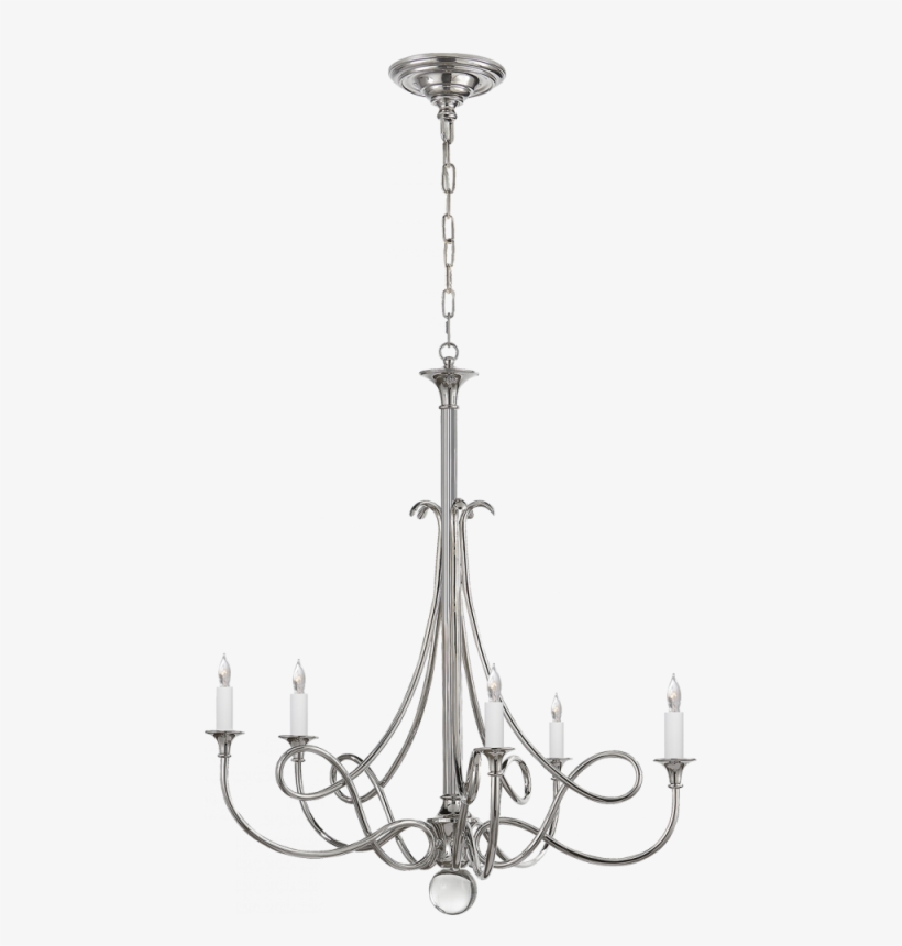 Twist Chandelier In Polished Nickel - Sc 5005pn, transparent png