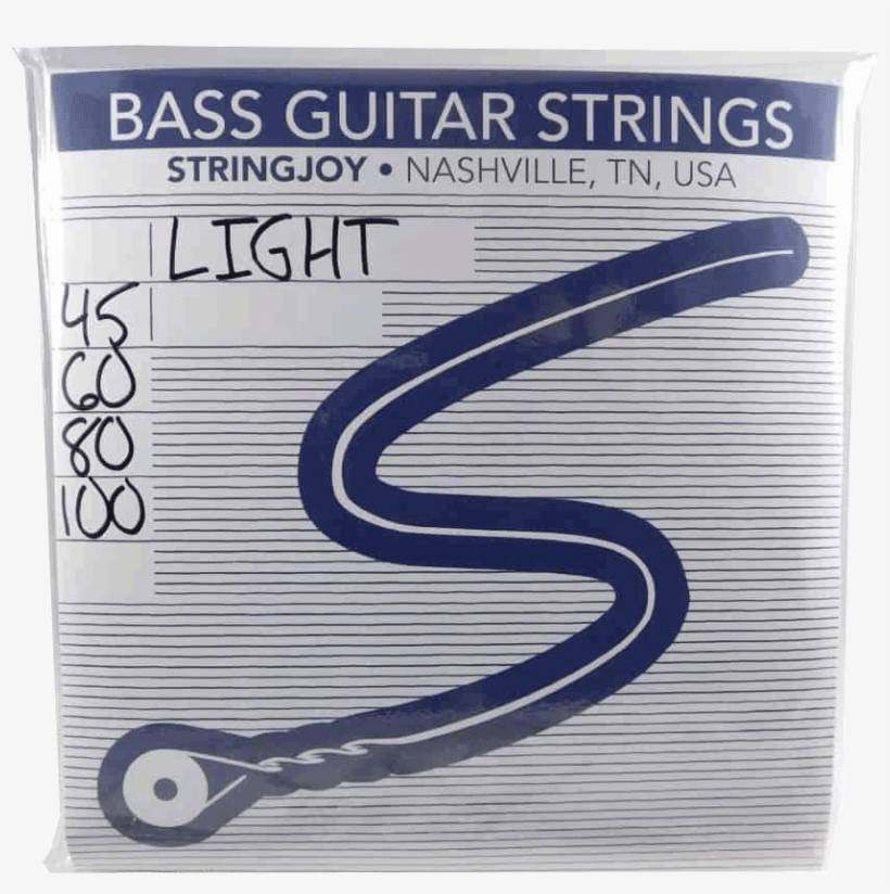 Stringjoy Nickel Alloy/round Core 4-string Light Bass - Stringjoy Stringjoy Light Top / Heavy Bottom Gauge, transparent png