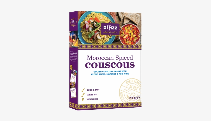 Moroccan Spiced Couscous Alfez - Al Fez Moroccan Spiced Couscous, 200g, transparent png