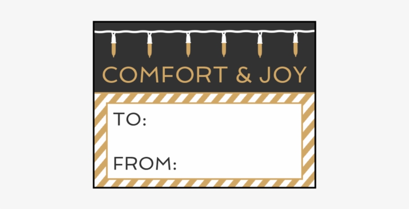 String Light Gift Tag Labels - Label, transparent png