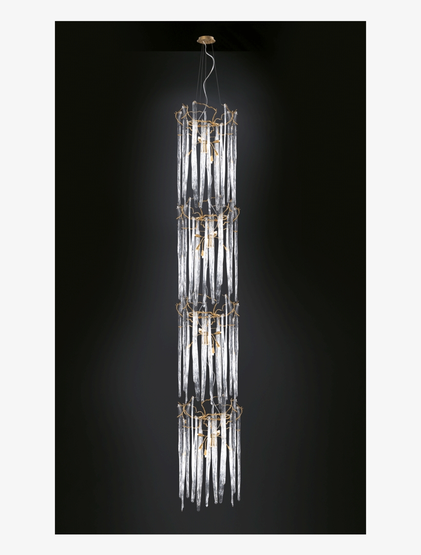 Waterfall Chandelier Cylindrical - Serip Waterfall, transparent png