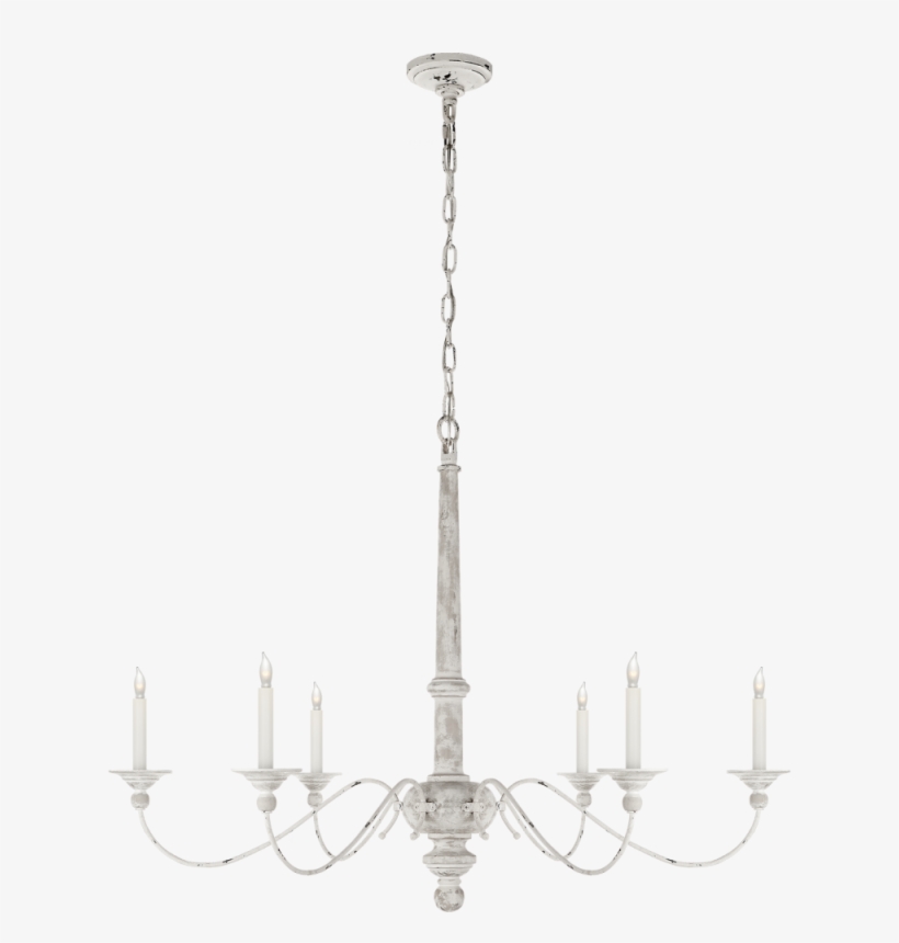 Country Large Chandelier In Belgian White - Visual Comfort Studio Country Chandelier In Belgian, transparent png