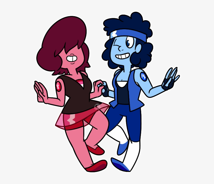 Star Ruby And Star Sapphire Gemsona, transparent png