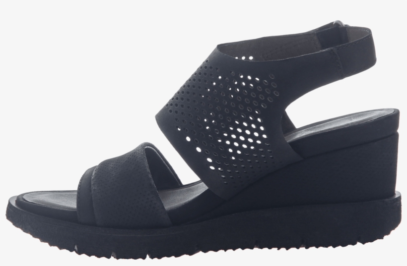 Womens Light Weight Sandal Wedge Milky Way In Black - Sandal, transparent png