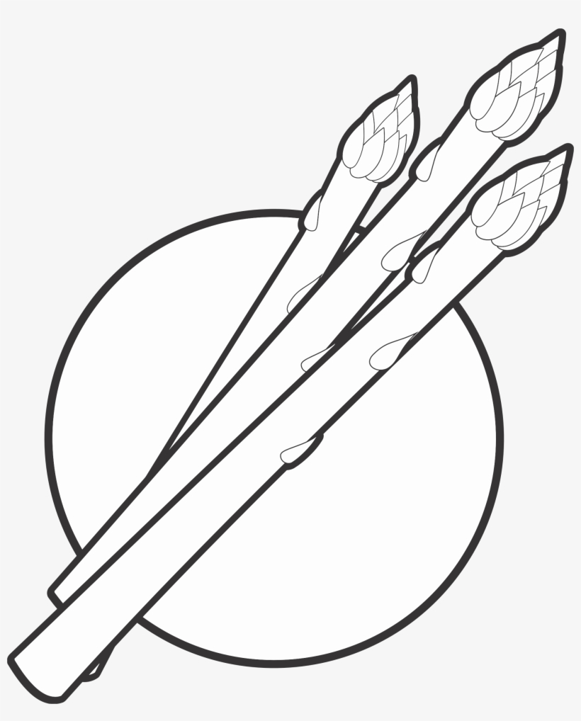 This Free Icons Png Design Of Asparagus Line Art Logo, transparent png