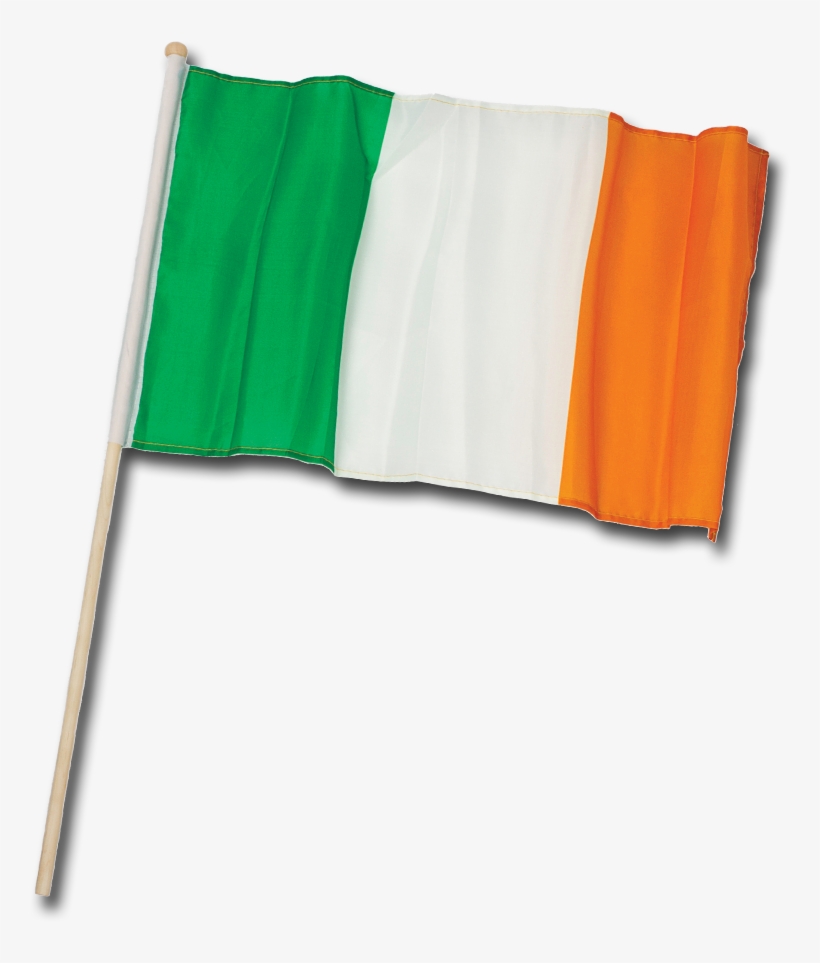Irish Flag On Pole, transparent png