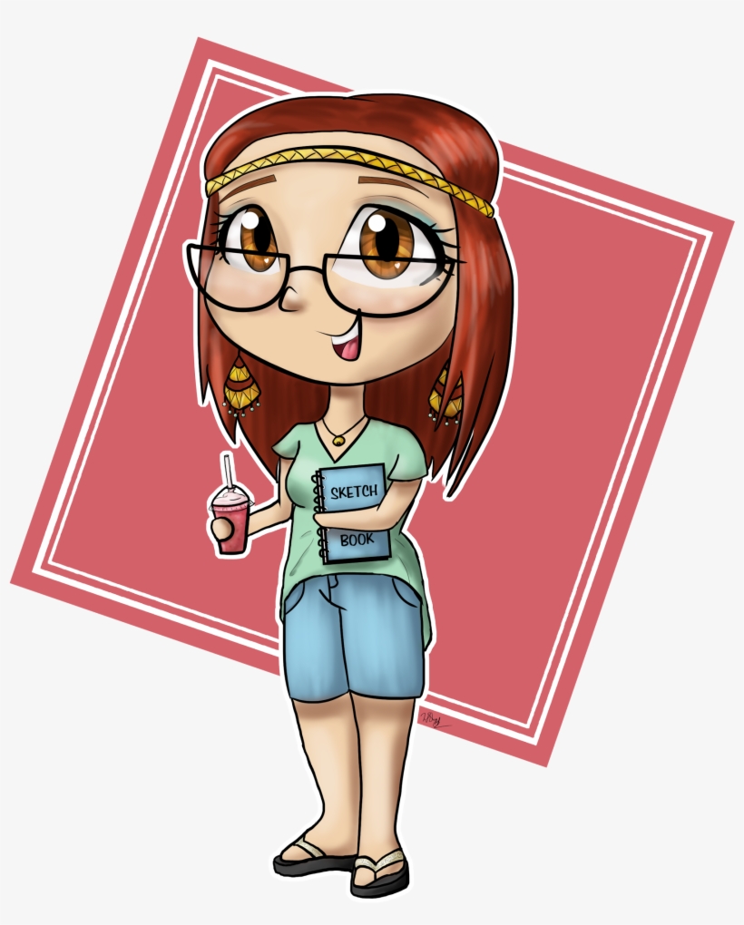 Image Royalty Free Library A Of Myself With Strawberry - Drawing, transparent png