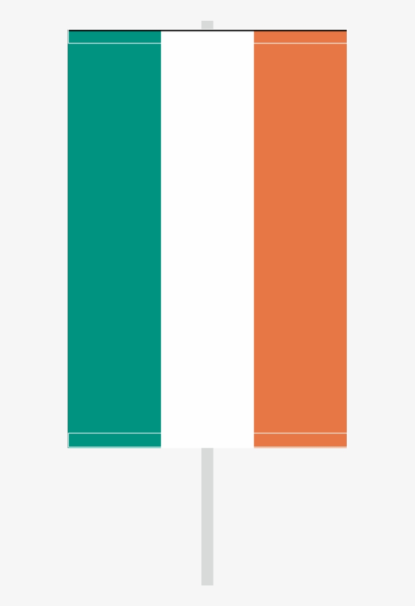 Vertical Flag With Flagpole - Sign, transparent png