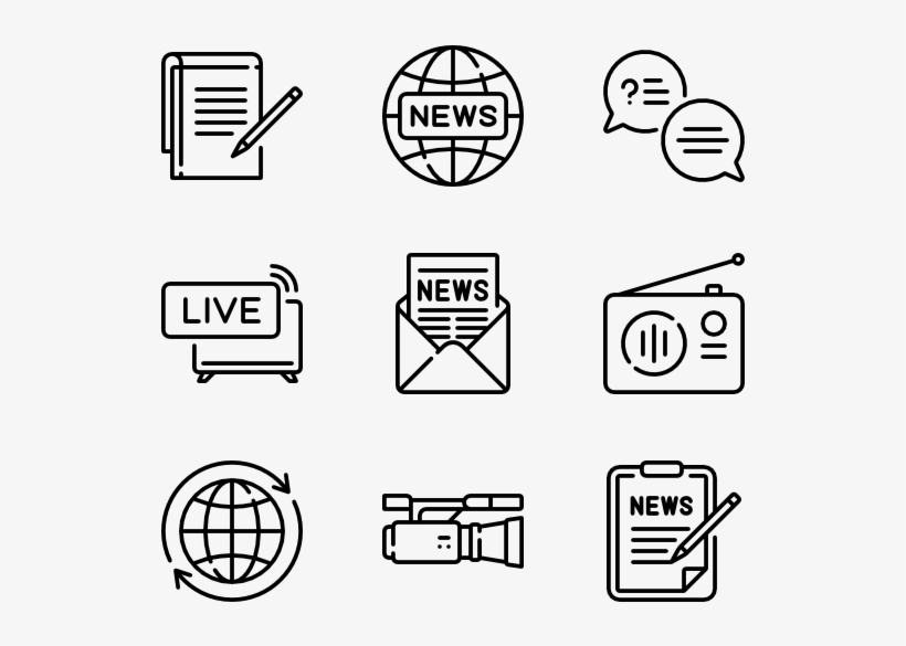 News And Journal - Stationery Icon, transparent png