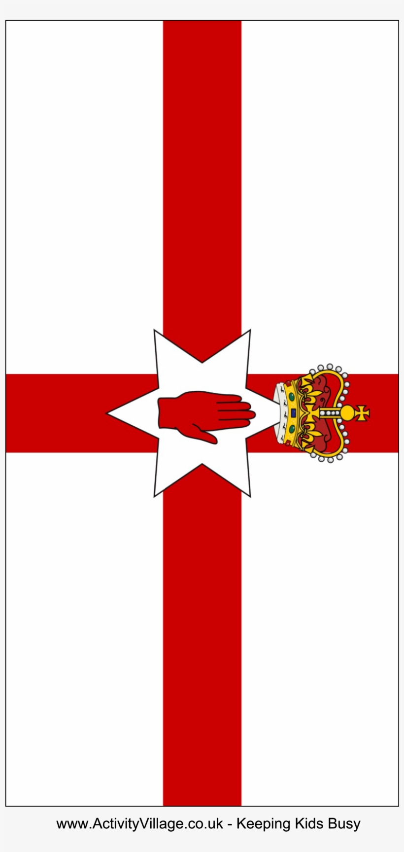 Northern Ireland Flag Main Image - Northern Ireland Flag Small, transparent png