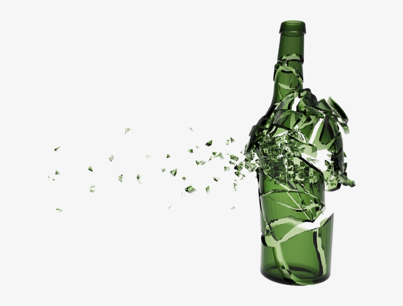 Breaking Conventions - Broken Beer Bottle, transparent png