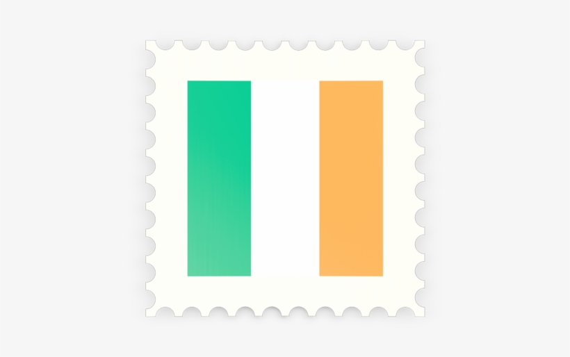 Illustration Of Flag Of Ireland - Ireland Flag Stamp Png, transparent png