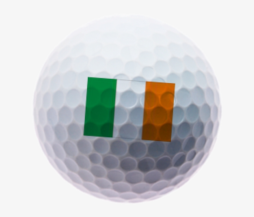 Irish Flag Printed Golf Balls - Happy Birthday Golfing Sister, transparent png