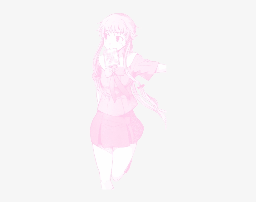 Yuno Gasaii - Pink Transparent Anime Manga, transparent png