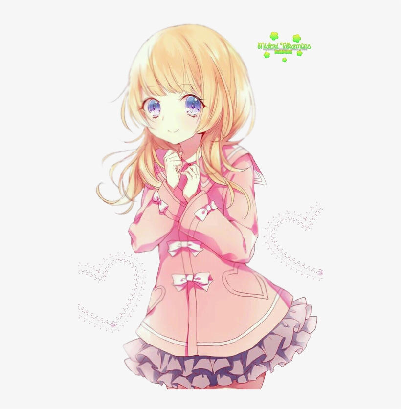Aw This Anime Girl Looks Really Cute -credit To Really - Anime Girl Pink Render, transparent png