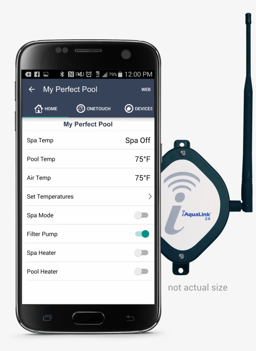 Control Up To 32 Pool/spa Features Through The App - Zodiac Iq20-a Network Interface Module Iaqualink 2.0, transparent png