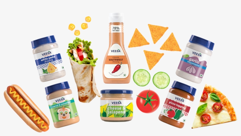Spread Goodness This Season - Veeba Cheese And Jalapeno Dip 300gm, transparent png
