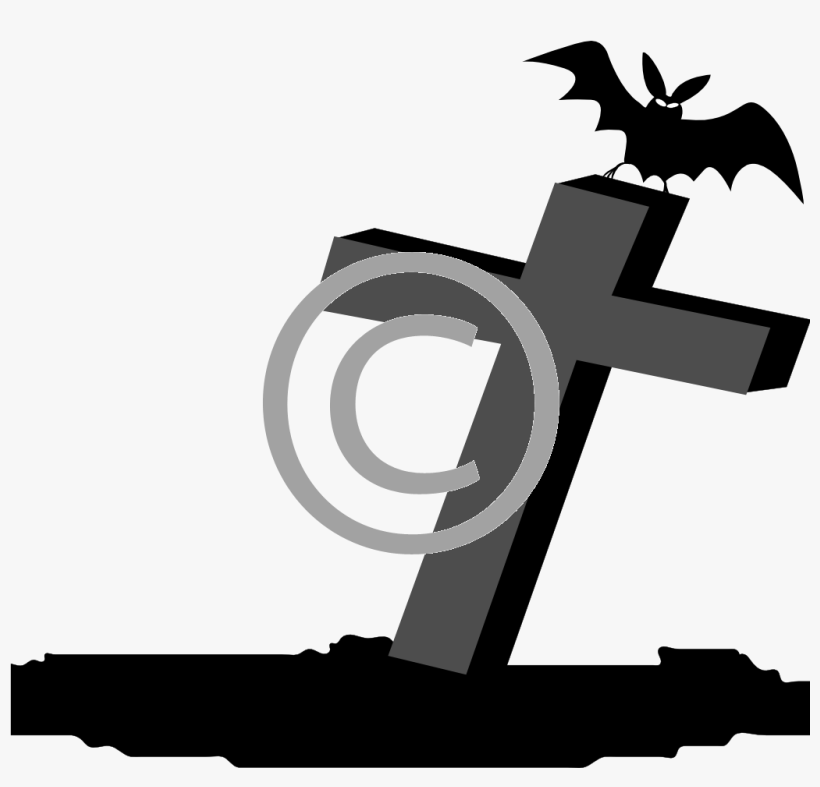 Grave - Png - Bat On Tombstone Tablet - Ipad Mini 1 (horizontal), transparent png