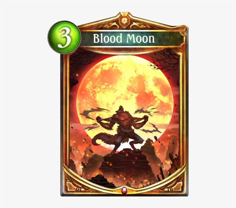 Unevolved Blood Moon - Shadowverse Bloodcraft Mask Of The Black Death, transparent png