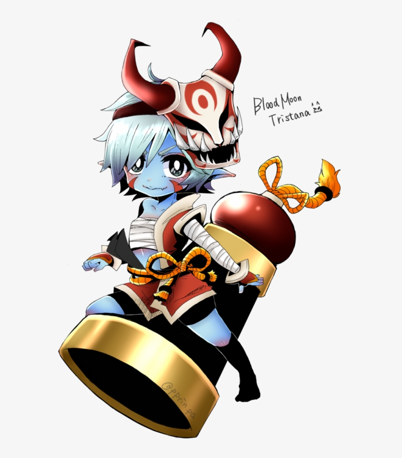 Blood Moon Tristana - Drawing, transparent png