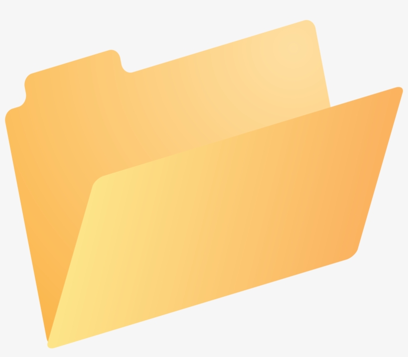Clipart Icon Big Image - Folder Free Icon, transparent png