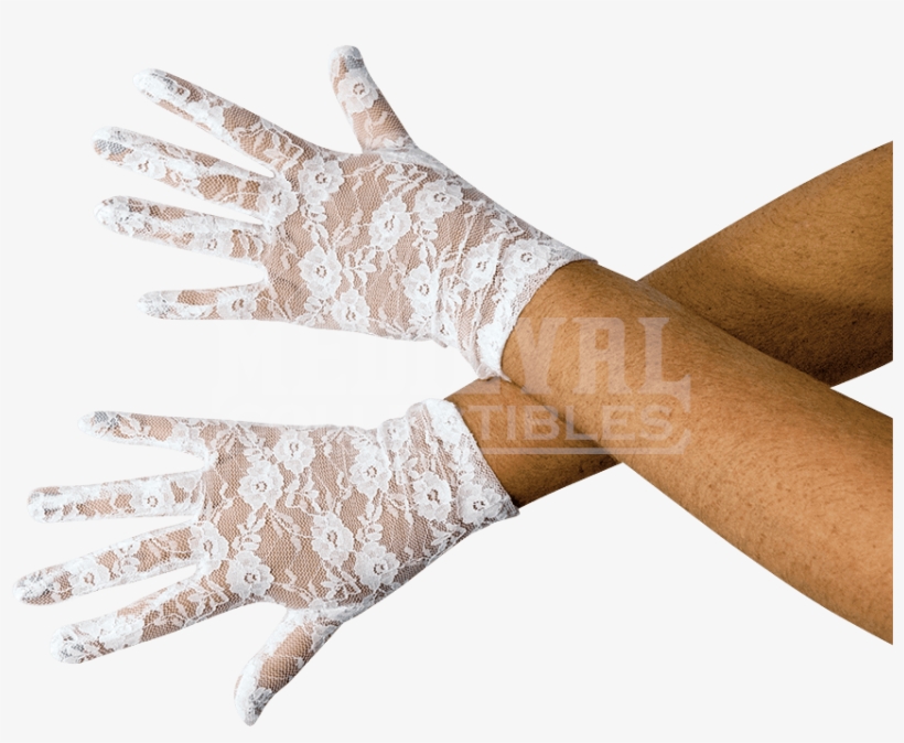 White Lace Gloves - Forum Novelties Adult White Lace Gloves 78816, transparent png