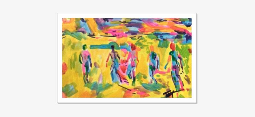 The Long Walk Home - Painting, transparent png