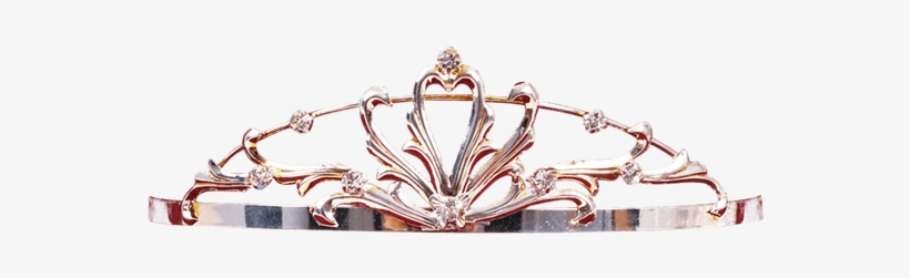 Gilded Open Heart Tiara - Tiara, transparent png