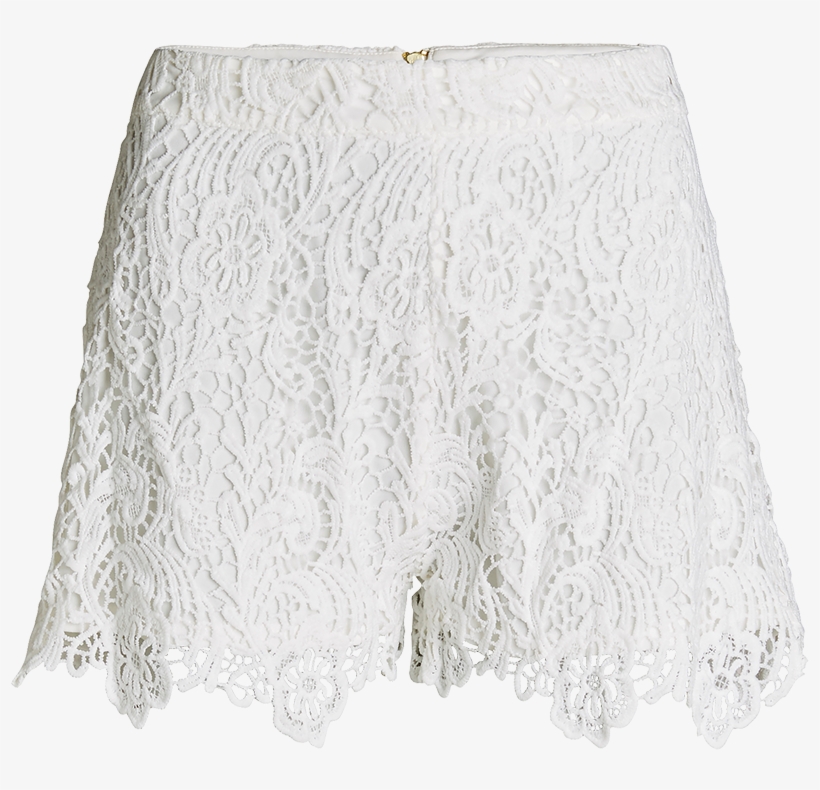 Lace Shorts White - Spets Shorts, transparent png