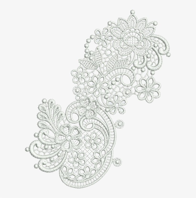 Embroidery Designs White Png, transparent png
