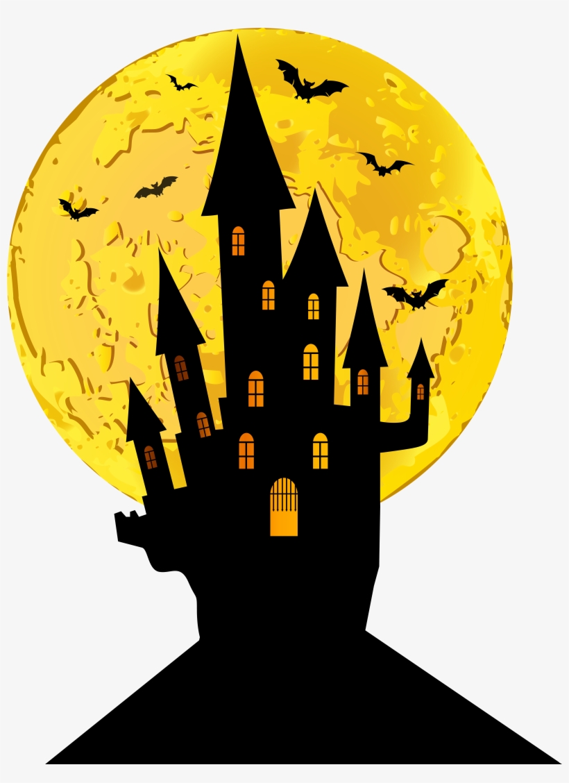 Halloween Moon Png, transparent png