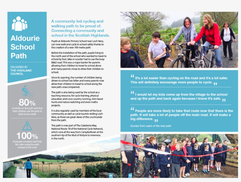 Sustrans Scotland On Twitter - Brochure, transparent png
