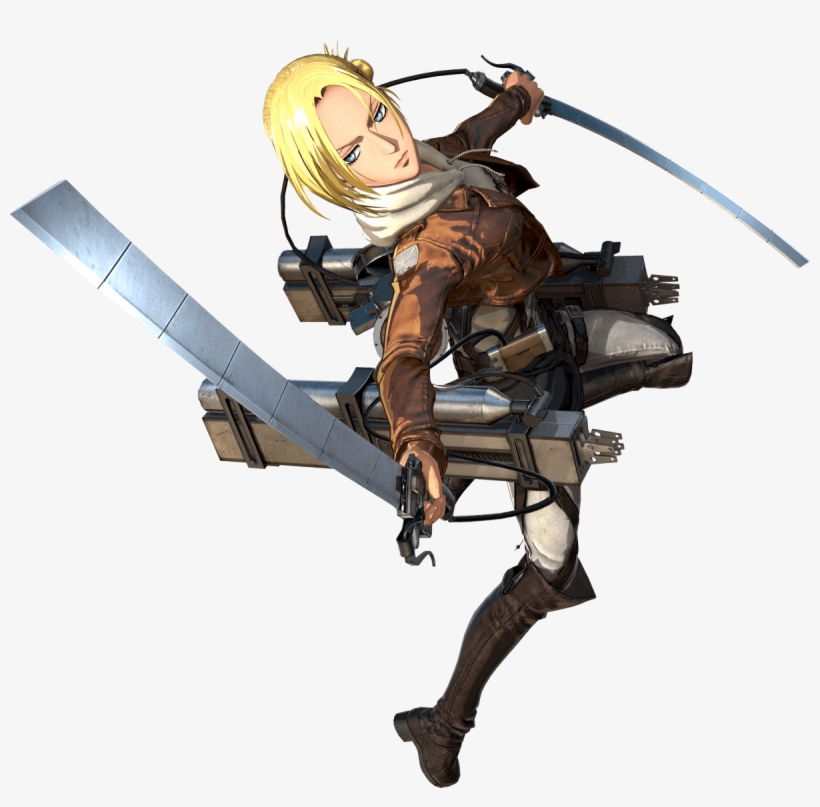 4 Dec - Annie Attack On Titan Game, transparent png